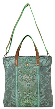 Pip Studio Einkaufstasche Kyoto Festival | Green - 33 x 36 x 10