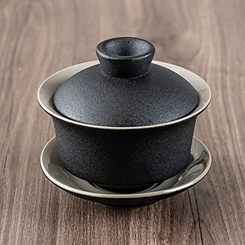 LINPM Black Crockery Ceramic Teapot Tea Cup Kung Fu Tea Sets Drinkware Tea Ceremony