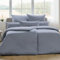 ESTELLA Mako Interlock Jersey Uni Bettwäsche | 100% Baumwolle | trocknerfest und bügelfrei | 155x220 cm + 80x80 cm | Farbe: Taube