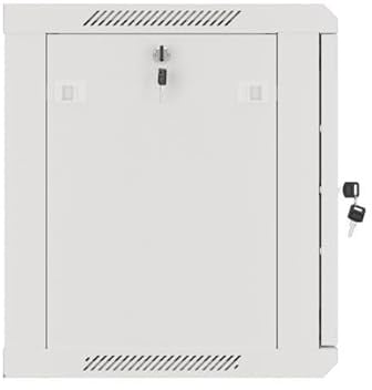 Lanberg Wall Cabinet 19 Inches 9U/600 x 450 Metal Door Grey
