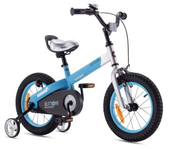 RoyalBaby Unisex-Youth Honey Kids Bike, Blue, 14 Zoll