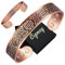 Cigmag Lymphatic Drainage Magnetic Bracelet for Men Ultra Strength Magnet Solid Pure Copper Adjustable Brazaletes with Present Box (Celtic Knot 1)