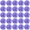FagusHome 30 teste di ortensie artificiali in seta, fiori e steli, ortensie finte, per la decorazione della casa e del matrimonio (viola chiaro)