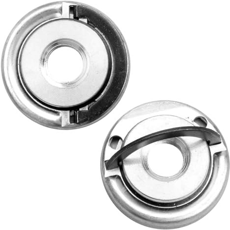 2Pcs M14 Quick Release Self Locking Flange Nut, GLADFRESIT Heavy Duty Stainless Steel Angle Grinder Fitting Part