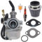 Ewillownm Compatible avec carburateur PZ19 pour TaoTao Baja 50cc 70cc 90cc 110cc 125cc Quad chinois 4 temps ATV Go Kart Pit Dirt Bike