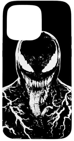 Hülle für iPhone 15 Pro Max Marvel Venom: Lass es Gemetzel in Schwarz geben