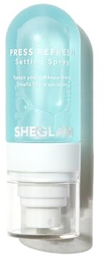 SHEGLAM Press Refresh Setting Spray Feuchtigkeitsspendendes, Langanhaltendes Make-up Spray Öl-Kontrolle - Green
