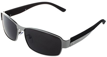 Osmond Moda Conduccion Gafas Polarizadas Hombres Gafas de Sol Exterior Deportes Anteojos Gafas-Plata