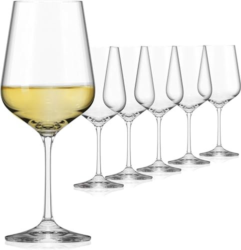 Sahm Bicchieri da vino bianco, set da 6 pezzi, 360 ml