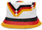ASVP Shop Reversibler Retro Deutschland Fischerhut – 90er Fußballteam-Design, Hohe Qualität, Unisex, Perfekt für Fußballspiele