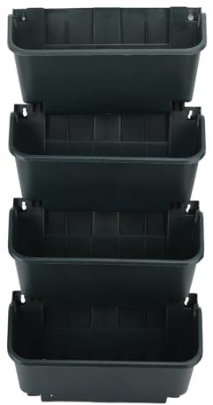 Set di fioriere da parete verticale, risparmio di spazio, in PP traspirante a parete multi-vaso da parete per fiori e verdure per interni esterni portico giardino