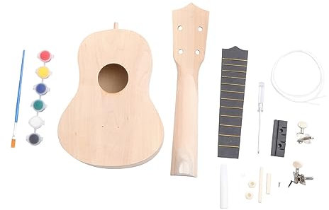 GREENADSCAPE 1satz Diy Ukulele Bausatz Aus Basswood Für Junge Mädchen Und Eltern-junge Mädchen-projekte Leicht Zu Bauen Mit Anleitung Für Kreative Musikliebhaber Und Anfänger