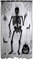 BOYOUTH Türvorhang mit Totenkopf-Muster, Halloween-Thema, schwarze Spitze, Spinnennetz, Fledermäuse, Vorhänge für Spukhaus, Halloween-Party, 101,6 x 213,3 cm lang, 1 Vorhang