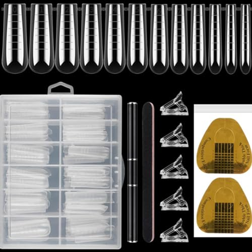 Nägel Doppelte Form Für Gel Set Nägel Gel Verlängerung Form Mit Nägel Clips Gel Pinsel Picker Nägel Dateien Gel Nägel Form