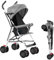Kinderbuggy, Kinderwagen Zusammenklappbar, Reise-Kinderwagen mit Wattepads und Moskitonetzen (Grau)