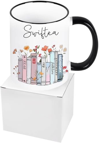 Byqone Singer Album Coffee Mug for Fans, Tea Cup Merch for Fans Womens and Girls,Gifts for Singer Merchandise Mother's Day Nurse Gift Graduation Gift (11oz,White)