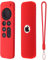 Funda de silicona para control remoto Apple TV Siri de 3ª generación, compatible con Apple TV 4K 2ª generación 2021 (rojo)