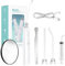 Elektrisches Tonsillenstein Entferner Set, 3-Stufen Absaug-Munddusche mit LED-Licht, Spritze & Zungenspatel – Effektiv Mandelsteine entfernen und Mundgeruch stoppen