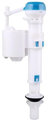 GUYTRM Adjustable Toilet Inlet Valve Flush Valves Toilet Cistern Flush Push Button Valve for Toilet Tanks Cistern Syphon Bathroom G1/2 lingli