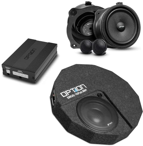 Option DSP-Soundsystem V3 kompatibel mit Opel Astra L (ab 2022) mit Standard-Soundsystem - 100% Plug & Play mit DSP-Verstärker, Reserverad-Subwoofer und Front-Lautsprecher