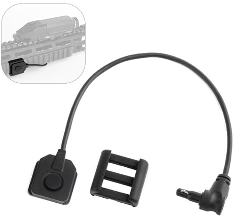 GLECTICAL Tactical Torch Remote Pressure Switch,Tactical Pressure Pad | With Pressure Switch Slot Control Base Pad Panel,for Peq/Dbal/Tactical Flashlight