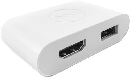 Genuine Original DELL DA20 DA20u Multi-Port USB Type-C Type-A Adapter HDMI WHITE 9YK66