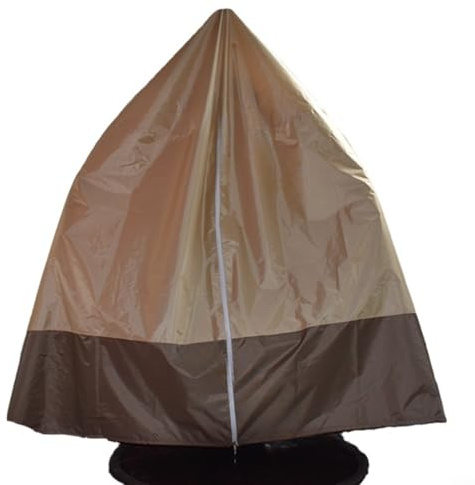Staubdichte Outdoor-Schaukel-Schaukelabdeckung aus 210D-Oxford-Tuch mit atmungsaktivem Design, um trocken zu halten, für Hängestühle und hängende Terrassensitze (230 x 200 cm)