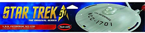 Platz 1/350 Star Trek TOS USS Enterprise Smooth Saucer Plastic Model Kit, Multicoloured, 14+ Years, Not Foldable