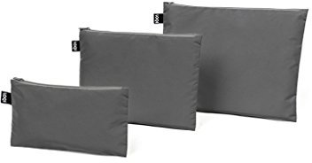LOQI REFLECTIVE Silver Zip-Etuis