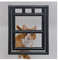 Chatière de moustiquaire de Porte ou Baie Vitrée H25 cm x L20 cm Noir