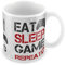 Red Ocean Eat Sleep Game Gaming Mug Gamer Gift Inspired Christmas Birthday Gift for Son Brother