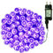 Tuokay, Innen Lichterkette mit Stecker, 13m 100 LED 8 Modi Wasserdicht Weihnachtsdeko, Dekorative Weihnachtsbeleuchtung für Balkon Terrasse Hof Garten Hochzeit Weihnachtsbaum Party Fest Deko (Lila)