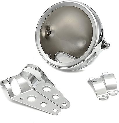 LED Scheinwerfer-Gehäuse SG 5 75 kompatibel mit Chopper/Custombike Chrom CB19126