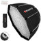 Triopo K65 Softbox, 25,5 Zoll Bowens Mount Octagon Regenschirm Softbox Schnelle Installation + Wabengitter für Studio & Outdoor Fotografie