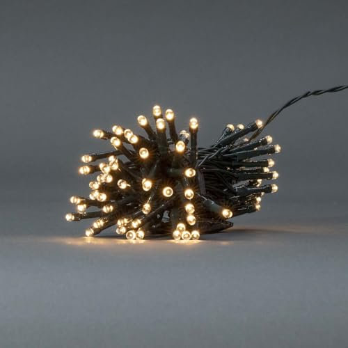 Nedis Dekorative Lichter | Schnur | 48 LED's | Warmweiss | 3.60 m | Lichteffekte: 7 | Innen- und Aussenbereich | Batteriebetrieben