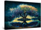 Startonight Impression sur Toile - Peinture Unique d'Arbre Coloré - Grande Tableau Decoration Murale Prêt à Accrocher Peinture Arbres Moderne Grande 80 x 120 cm Idée Cadeau Élégante et Originale