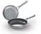Ninja ZEROSTICK Stainless Steel Cookware 2-Piece Frying Set, 20/26cm Frying Pans, Long Lasting, Non-Stick, Induction Compatible, Oven Safe to 260°C, C62100UK