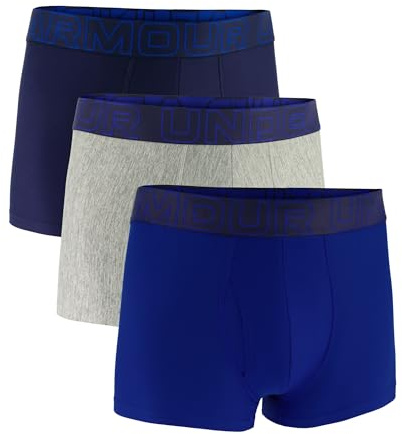 Under Armour Herren Boxershorts aus Performance-Baumwolle im 3er-Pack, 8 cm Beinlänge – atmungsaktiv, feuchtigkeitsableitend, weiches Tragegefühl, ganztägiger Komfort