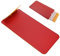 VBESTLIFE PU Leather Keyboard Sleeve Case Cover for Logitech K380, Keyboard Protector Skin Pouch for Logitech K380, Travel Pouch Bag Accessories (Red and Yellow)