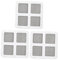 OSALADI Essential Home Accessory: Screen Sticker Set 3pc Door Mesh Sticker Window Patch for Insect Barrier and Crack Repair