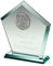 eberin · Schützen Pokal · traditioneller Glas Pokal Gut Schuß · 3D Zinn-Emblem auf Jade Trophäe · Schützenhaus Pokal · Schützenverein Pokal personalisierbar mit Geschenkbox
