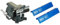 Stanley 1-83-065 etau pour Établi en Fonte - Vis Roulée - Base Pivotante Polyvalente & BGS 3046 - Mors de protection pour étau - matière plastique - largeur 125 mm - 2 pièces