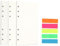 AOMiGT 135 Blätter A5 Kariert Nachfüllpapier, 6 Löcher Ringbuch, Weiß