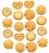 CORHAD 18 STK Keks-Modell Kuchen künstliches Snack-Spielzeug Modell Dekoration Kekse Kindergarten Keksmodell Keksimitation Spielzeuge Brot Plätzchenspielzeug Spielen Simulationskeks PVC