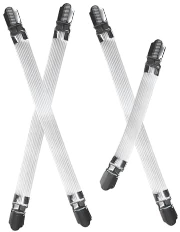 Angoily 4stücke Elastische Bügelbrettbezug-Clips Bügelbrettbezug-Gurte Bügelbrettbezug-Halter Clips Für Bügelbrettbezug Befestigungen Für Bügelbrettbezug Elastische Klemmen Für Vielseitige