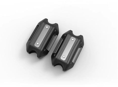 ONDAWR Motorrad-Stoßstangen-Rahmenschutz Für Aprilia Für Tuono 660 RS660 RS 660 2020 2021 25 Mm Motorrad-Sturzbügel Stoßstange Motorschutz Schutz Dekorativer Block Motorschutz-Rahmenschutz(Grau)