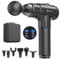 AERLANG Pistolet de Massage Musculaire,masseurs électriques portables de Massage Masseur de Muscle pistolet masseur Six têtes réglables différentes – Option 20 vitesses