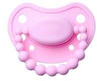 LUU - Ciuccio 0-3 mesi - Succhietto in Silicone Medicale per Bambini, Favorisce il Corretto Sviluppo della Cavità Orale e dei Denti, senza BPA - Pink a Boo