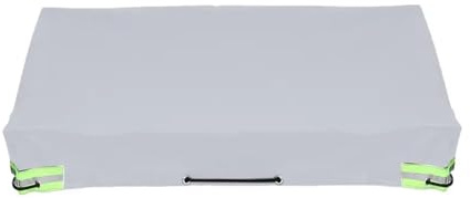 WENYOG Bâche Remorque Couverture De Remorque RV Camping Bâche Imperméable Et Résistante Aux Intempéries Couverture De Remorque De Voyage RV for Remorque De Transport RV Et Autres Véhicules(Gray)