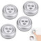 LED Touch Lampe,Selbstklebende Küchenlampen,Batteriebetriebenes Puck Light,Touch Lampe,Geeignet für Schränke,Kleiderschränke,Badezimmer,Korridore (Batterien nicht enthalten),4 pcs